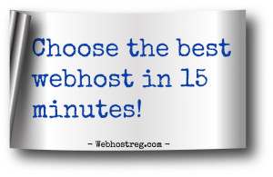 Choose web host in 15 minutes